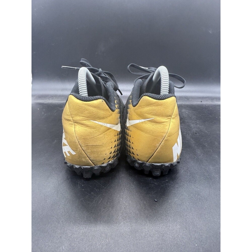 Mens Nike Bomba X Indoor Soccer Shoes 826186-077 Black Gold Mens Size 7 EUC - Picture 4 of 7